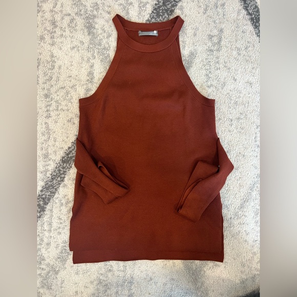 Women’s ANTHROPOLOGY Annette Belted Knit Halter Top ~ Small - Picture 2 of 5